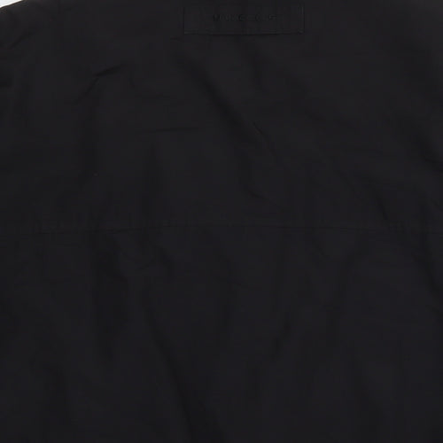 Maine Mens Black Bomber Jacket Jacket Size L Zip