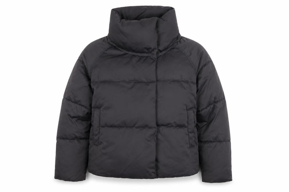 Next Womens Grey Puffer Jacket Jacket Size 12 Zip