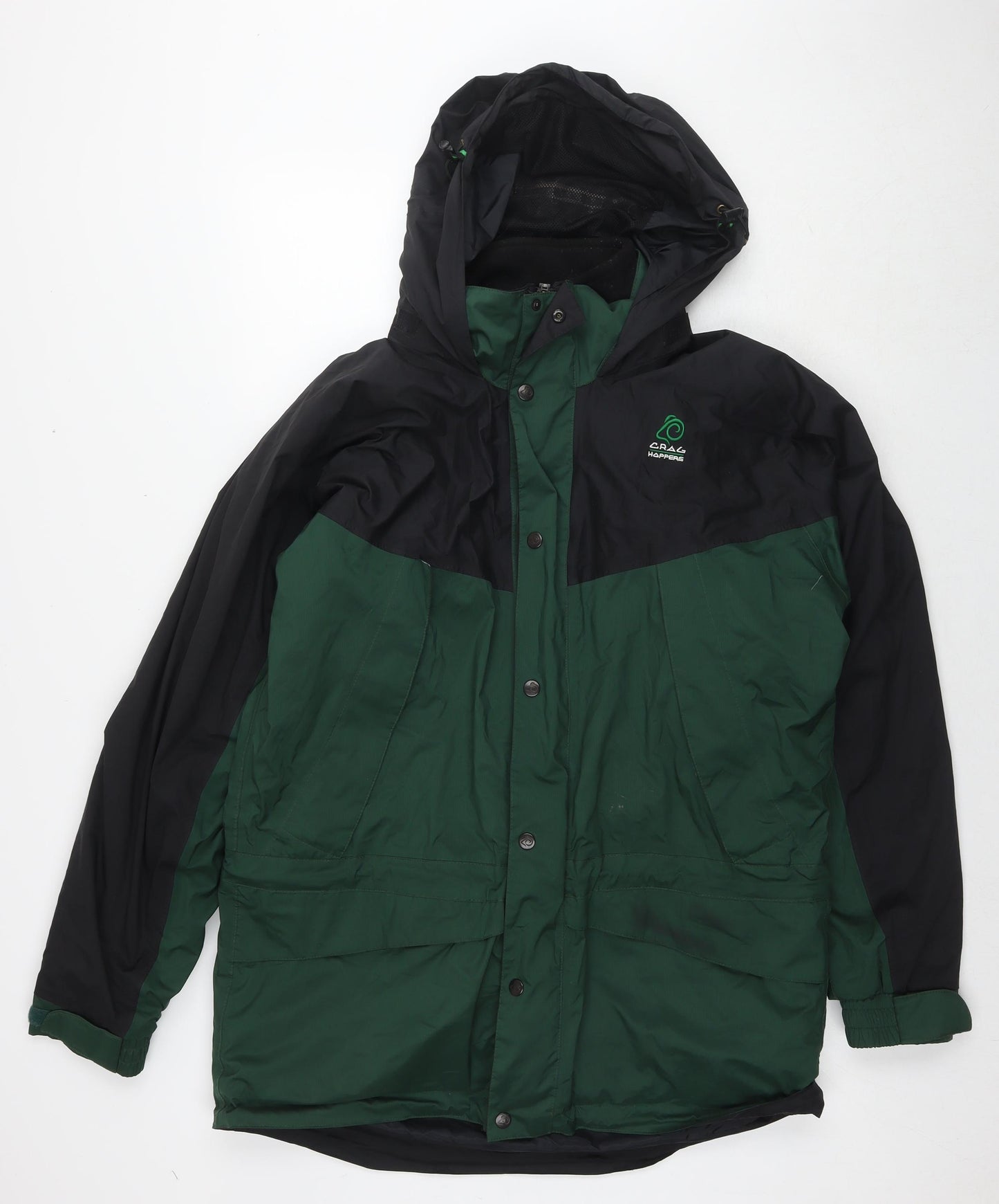 Craghoppers Mens Green Jacket Size M Zip - Detachable Fleece
