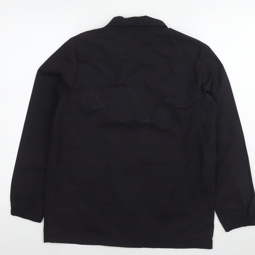 Closure Boys Black Jacket Size 12-13 Years Zip