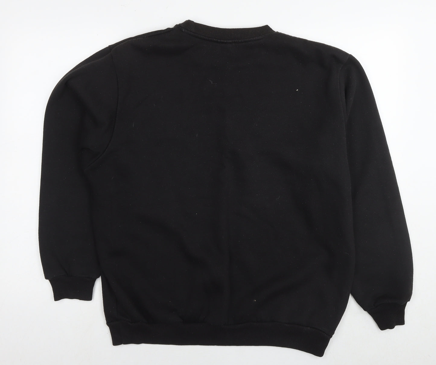 Slazenger Womens Black Polyester Pullover Sweatshirt Size L Pullover