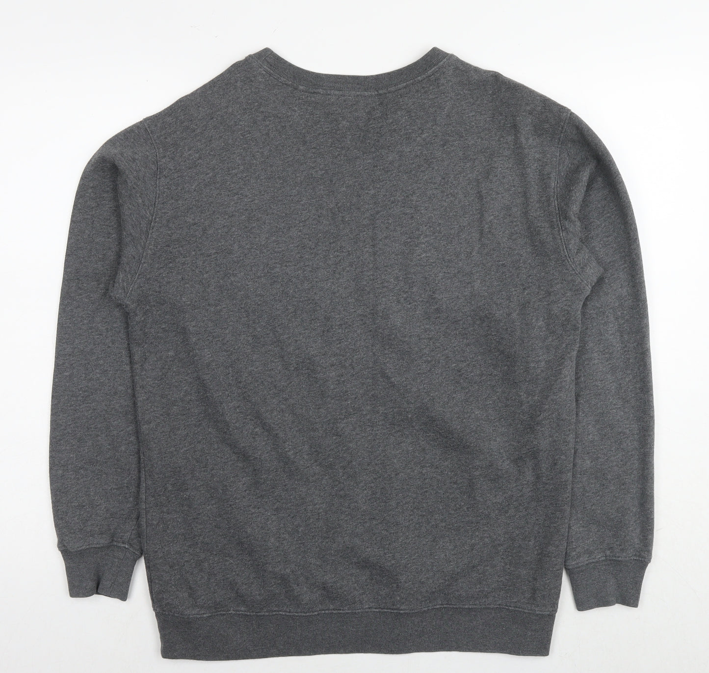 PINK Womens Grey Cotton Pullover Sweatshirt Size S Pullover