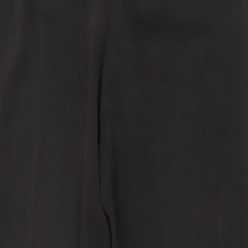 Planet Womens Brown Acetate Trousers Size 10 L30 in Regular Zip