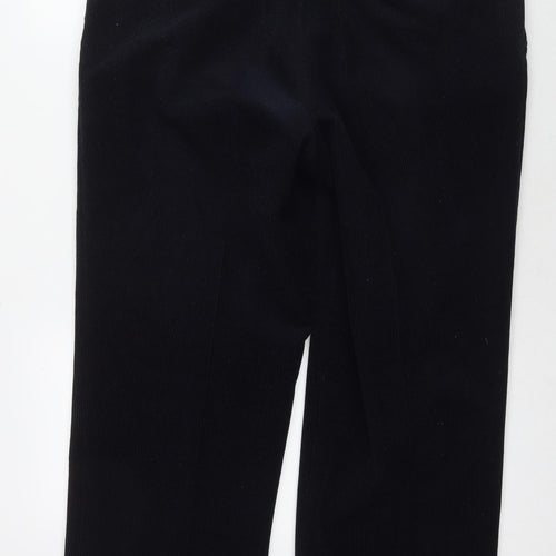 Becker Mens Blue Polyester Trousers Size 38 in L34 in Regular Zip