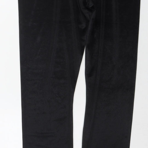 New Look Womens Black Polyester Trousers Size 14 L26 in Regular