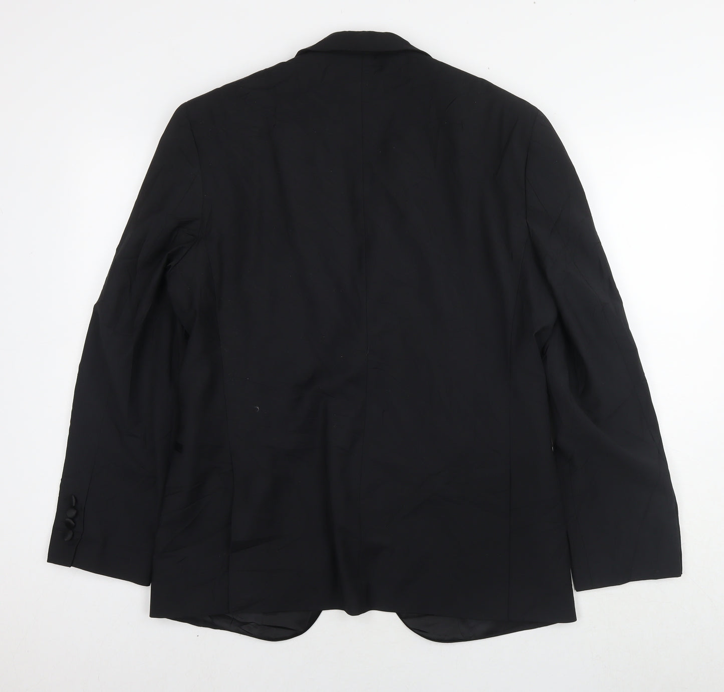 Marks and Spencer Mens Black Wool Jacket Suit Jacket Size 40 Regular