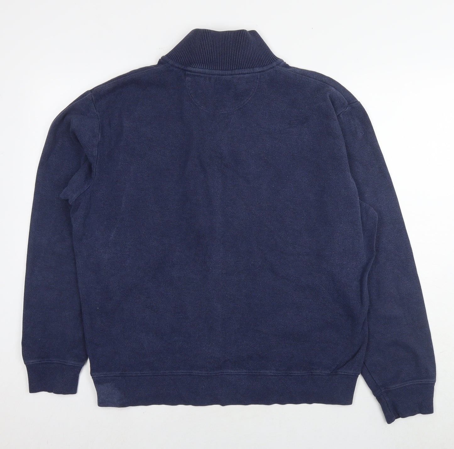 GANT Mens Blue Cotton Full Zip Sweatshirt Size XL
