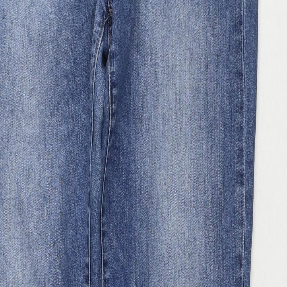 Gap Womens Blue Cotton Bootcut Jeans Size 30 L30 in Regular Zip