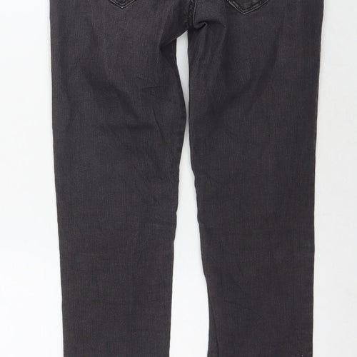 Ice Blue Womens Grey Cotton Skinny Jeans Size 27 in L26 in Regular Zip