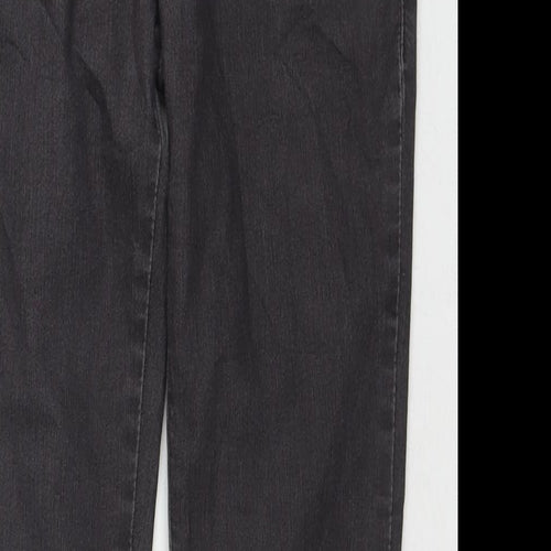 Ice Blue Womens Grey Cotton Skinny Jeans Size 27 in L26 in Regular Zip