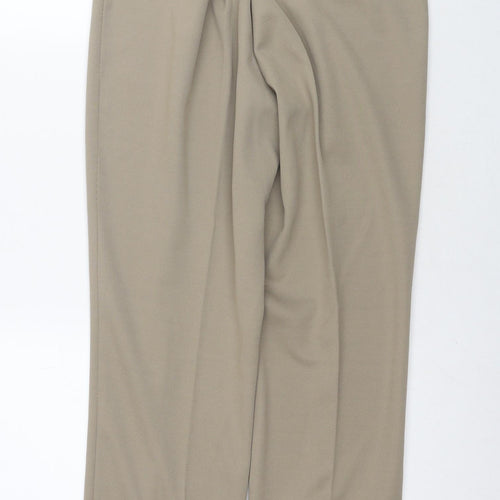 Damart Womens Beige Polyester Trousers Size 18 L29 in Regular