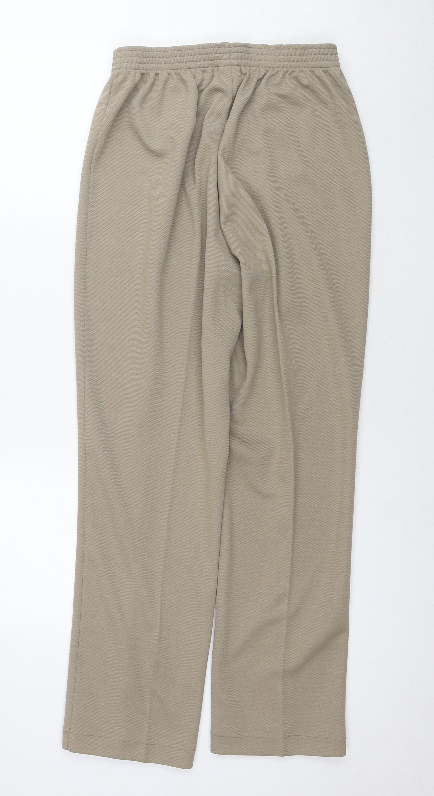 Damart Womens Beige Polyester Trousers Size 18 L29 in Regular