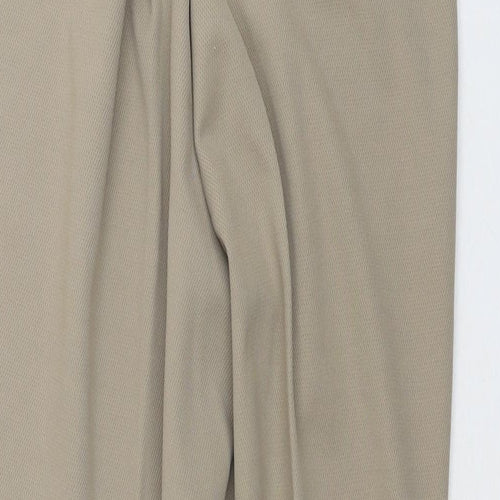 Damart Womens Beige Polyester Trousers Size 18 L29 in Regular