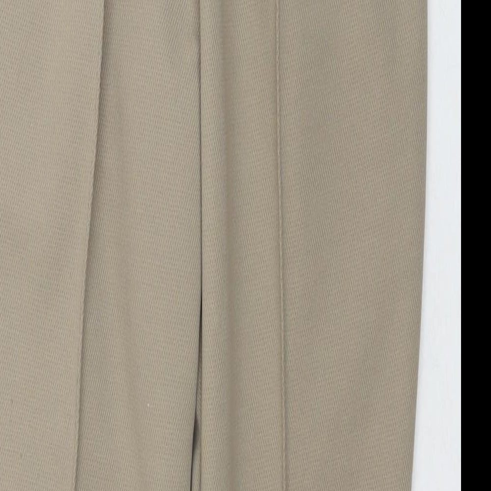 Damart Womens Beige Polyester Trousers Size 18 L29 in Regular