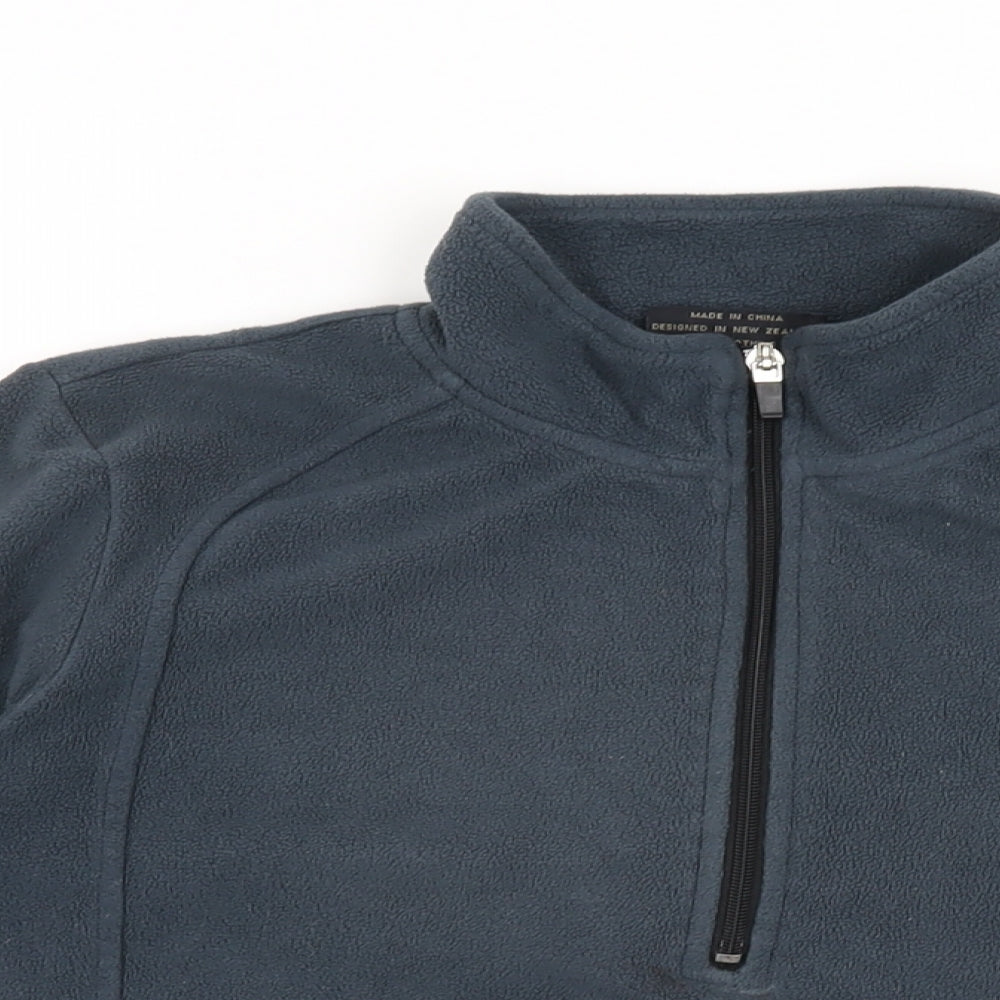 Wild South Womens Grey Polyester Pullover Sweatshirt Size 14 Zip