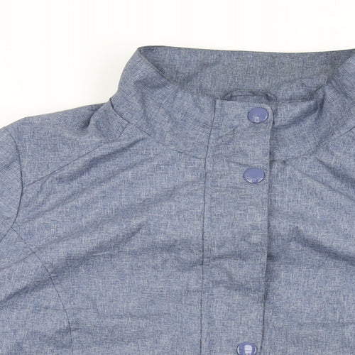 Maine Womens Blue Jacket Coat Size 16 Zip