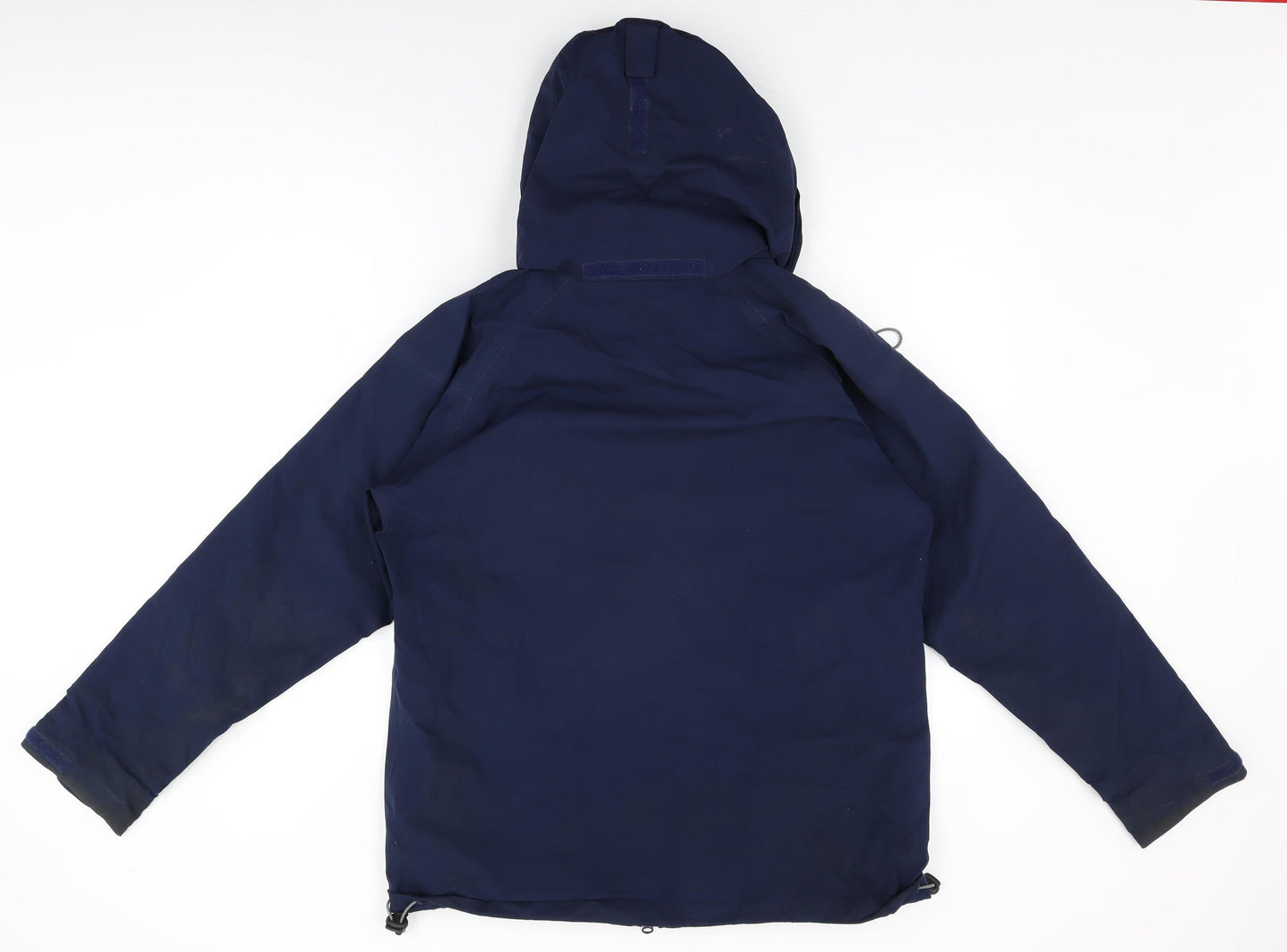 Sprayway Womens Blue Rain Coat Coat Size 14 Zip
