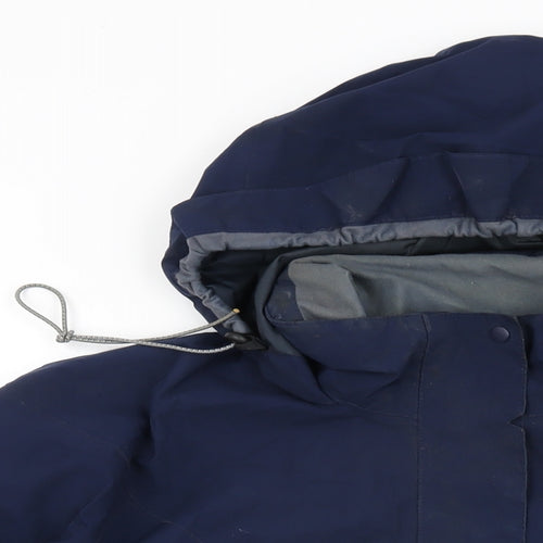 Sprayway Womens Blue Rain Coat Coat Size 14 Zip
