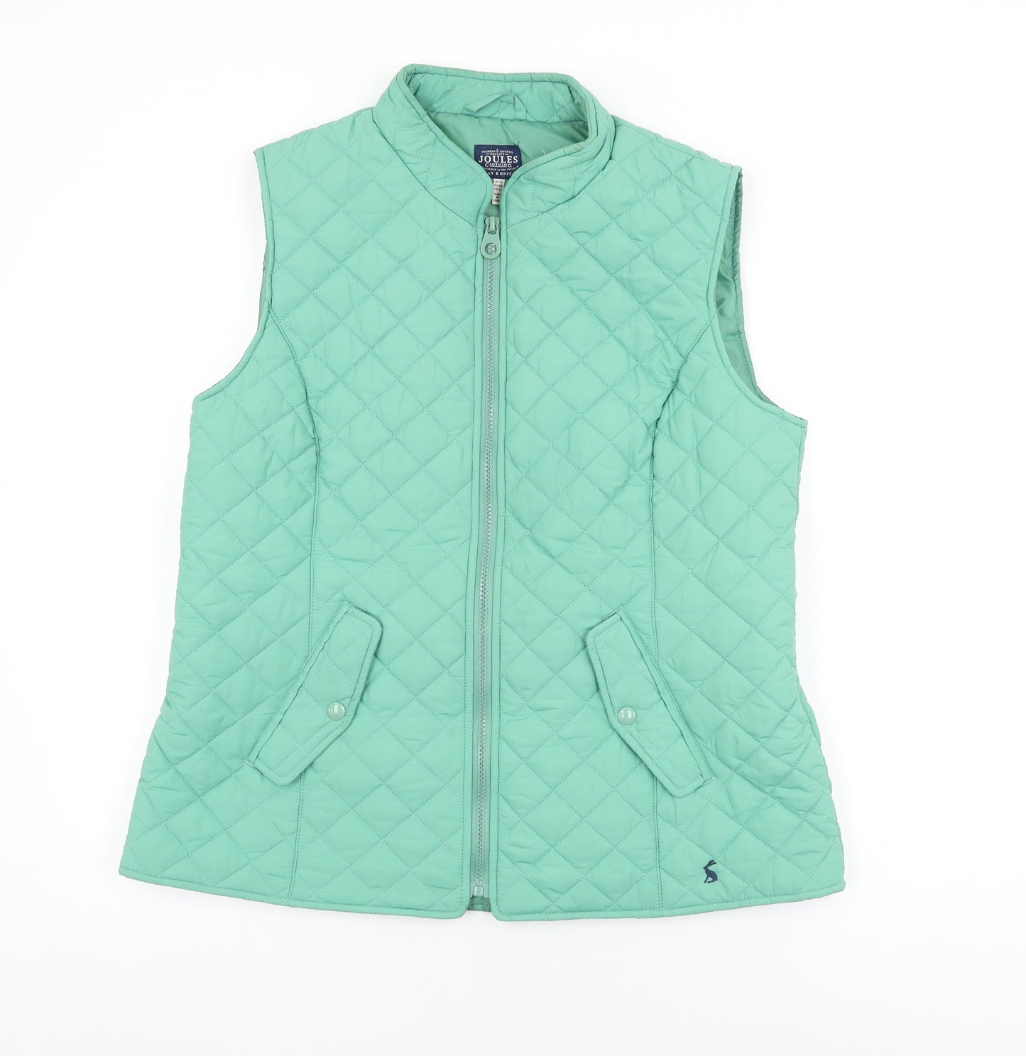 Joules Womens Green Gilet Coat Size 16 Zip