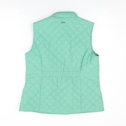 Joules Womens Green Gilet Coat Size 16 Zip