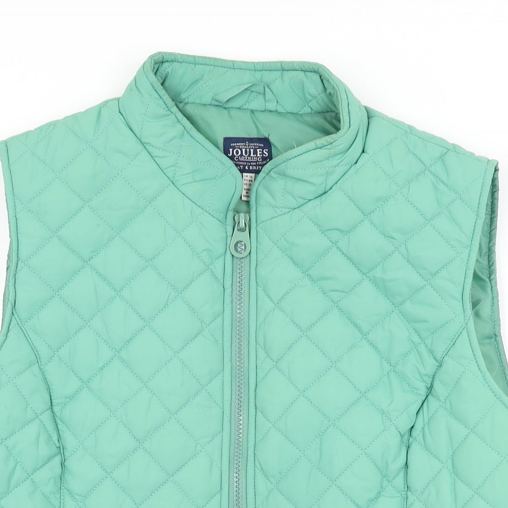 Joules Womens Green Gilet Coat Size 16 Zip