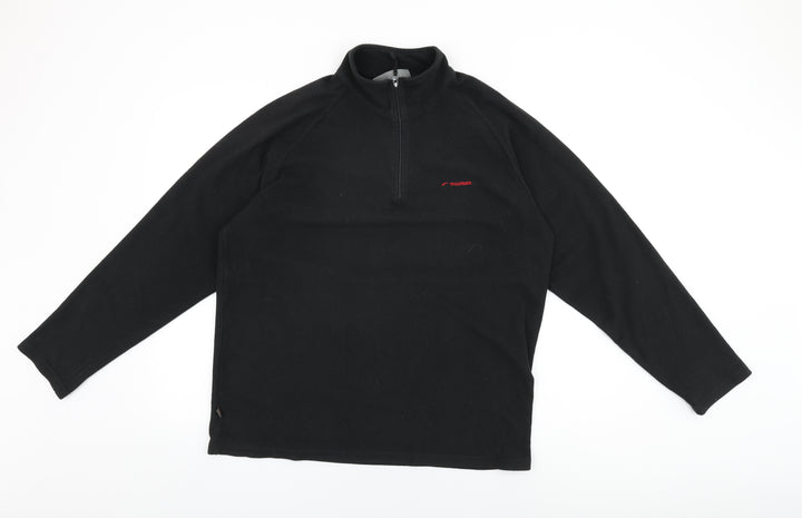Mountain Life Mens Black Polyester Pullover Sweatshirt Size L