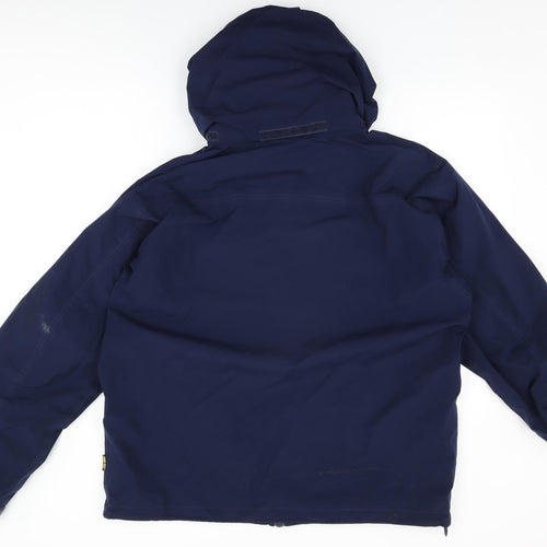 Sprayway Mens Blue Rain Coat Coat Size L Zip