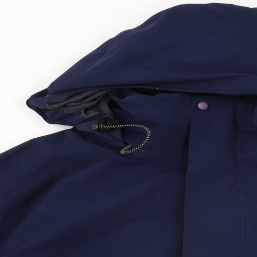 Sprayway Mens Blue Rain Coat Coat Size L Zip