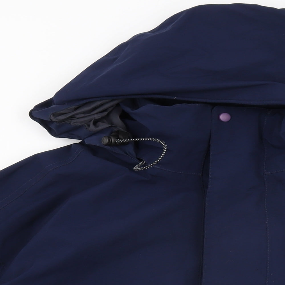 Sprayway Mens Blue Rain Coat Coat Size L Zip