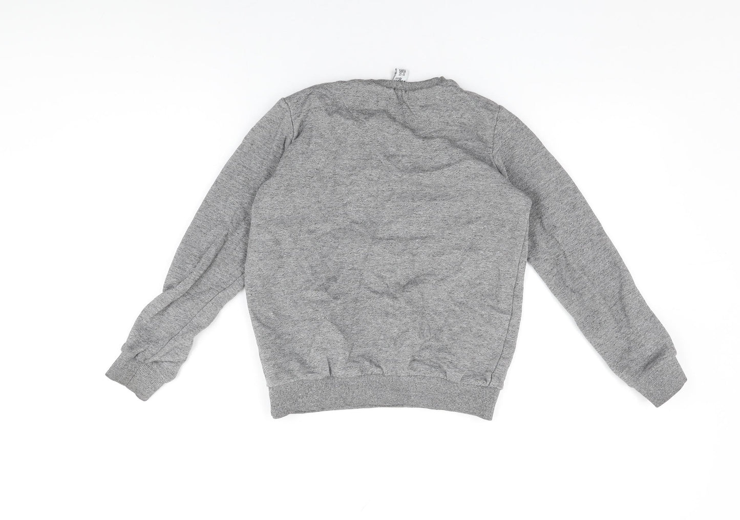 Hype Boys Grey Cotton Pullover Sweatshirt Size 11-12 Years Pullover