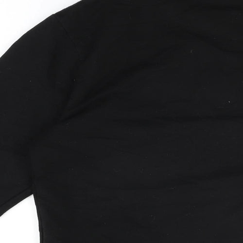 Tommy Hilfiger Mens Black Cotton Pullover Sweatshirt Size M - Tommy Hilfiger Logo