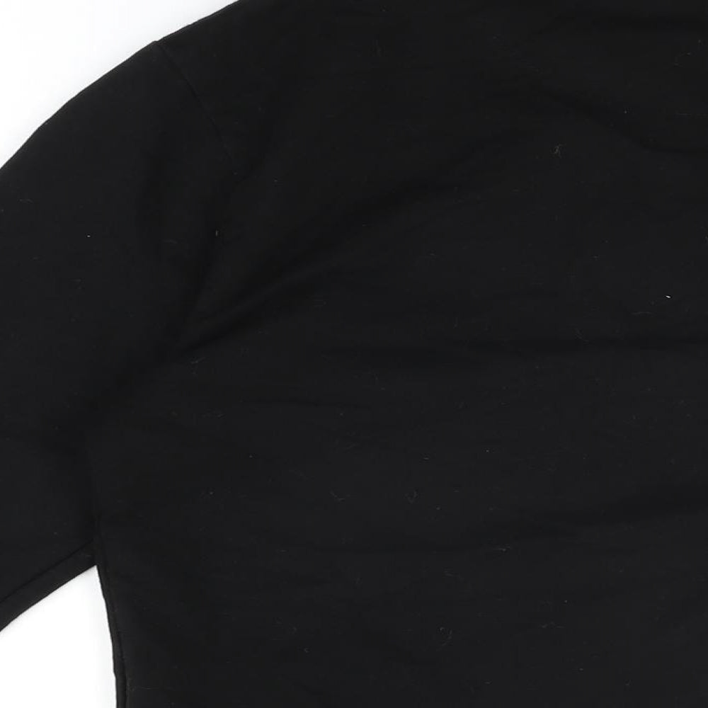 Tommy Hilfiger Mens Black Cotton Pullover Sweatshirt Size M - Tommy Hilfiger Logo