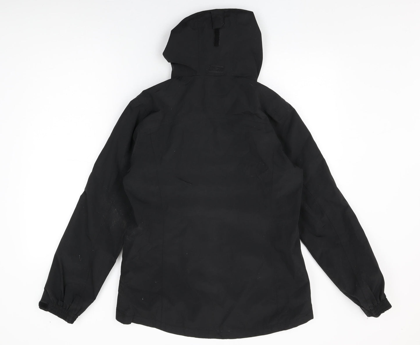 Gelert Womens Black Rain Coat Coat Size 12 Zip