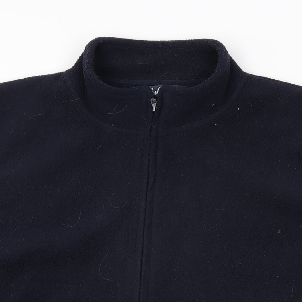 Isle Womens Blue Gilet Jacket Size 22 Zip
