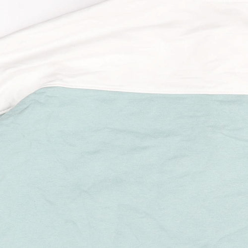 Weekday Womens White Cotton Basic T-Shirt Size S Collared