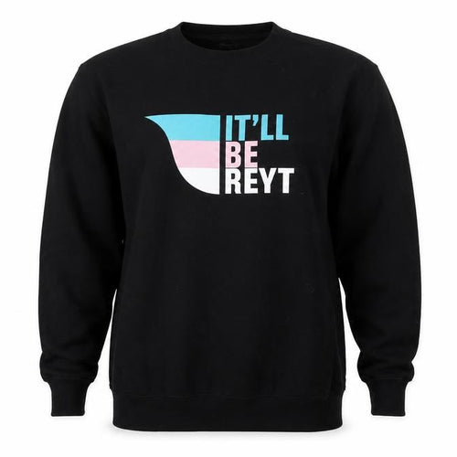 Northern Power Garms Womens Black Cotton Pullover Sweatshirt Size L Pullover - It'll Be Reyt