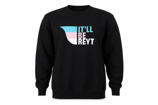 Northern Power Garms Womens Black Cotton Pullover Sweatshirt Size L Pullover - It'll Be Reyt