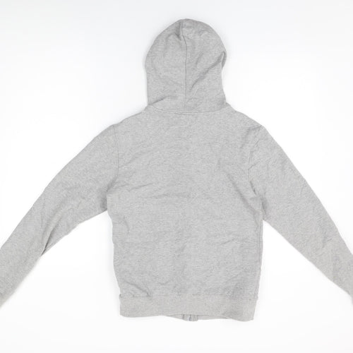 Olympus Womens Grey Cotton Full Zip Hoodie Size 12 Zip