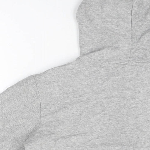 Olympus Womens Grey Cotton Full Zip Hoodie Size 12 Zip