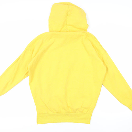 Disney Womens Yellow Polyester Pullover Hoodie Size XS Pullover - Winnie The Pooh