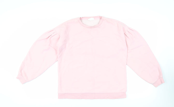 Chelsea Peers Womens Pink Cotton Pullover Sweatshirt Size S Pullover