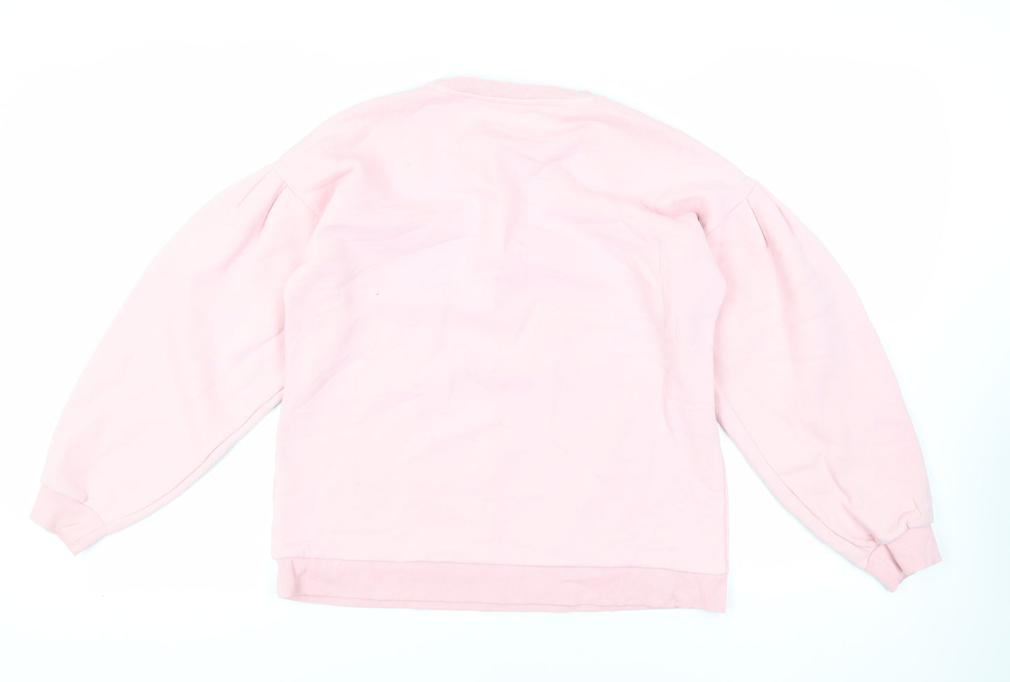 Chelsea Peers Womens Pink Cotton Pullover Sweatshirt Size S Pullover