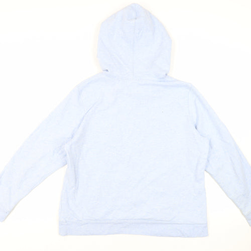 Gap Womens Blue Cotton Pullover Hoodie Size XL Pullover - Logo Pockets