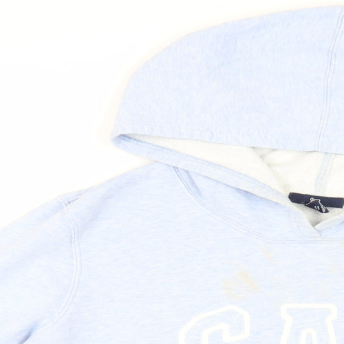 Gap Womens Blue Cotton Pullover Hoodie Size XL Pullover - Logo Pockets