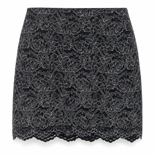 Dorothy Perkins Womens Black Nylon A-Line Skirt Size 14 Zip