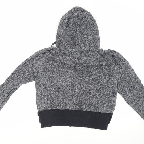 RIP CURL Womens Grey Cotton Pullover Hoodie Size S Pullover