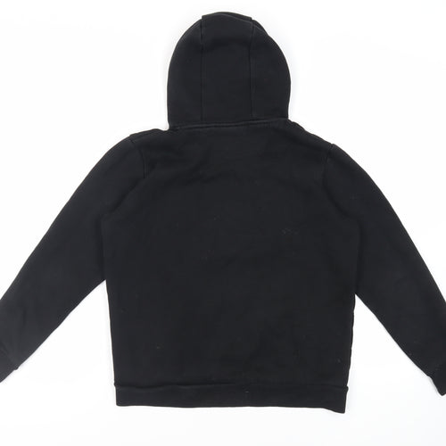 Supply & Demand Co. Boys Black Cotton Pullover Hoodie Size 13-14 Years Pullover - Logo