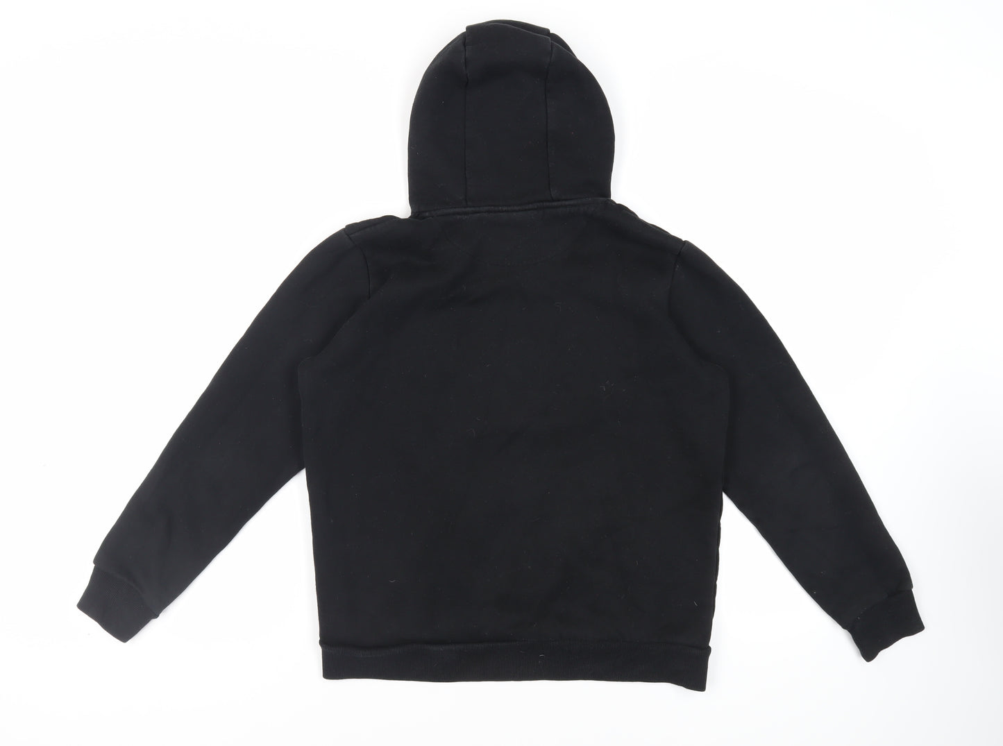 Supply & Demand Co. Boys Black Cotton Pullover Hoodie Size 13-14 Years Pullover - Logo