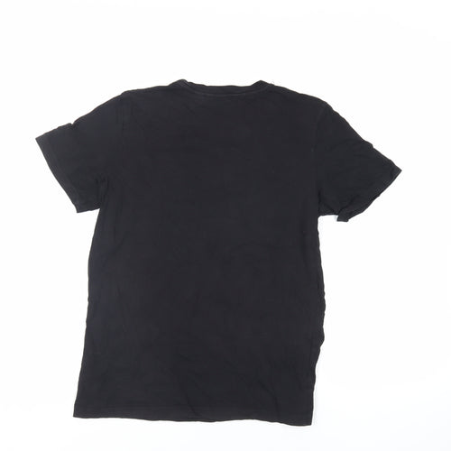 H&M Boys Black Cotton Pullover T-Shirt Size 12-13 Years Crew Neck Pullover - PlayStation