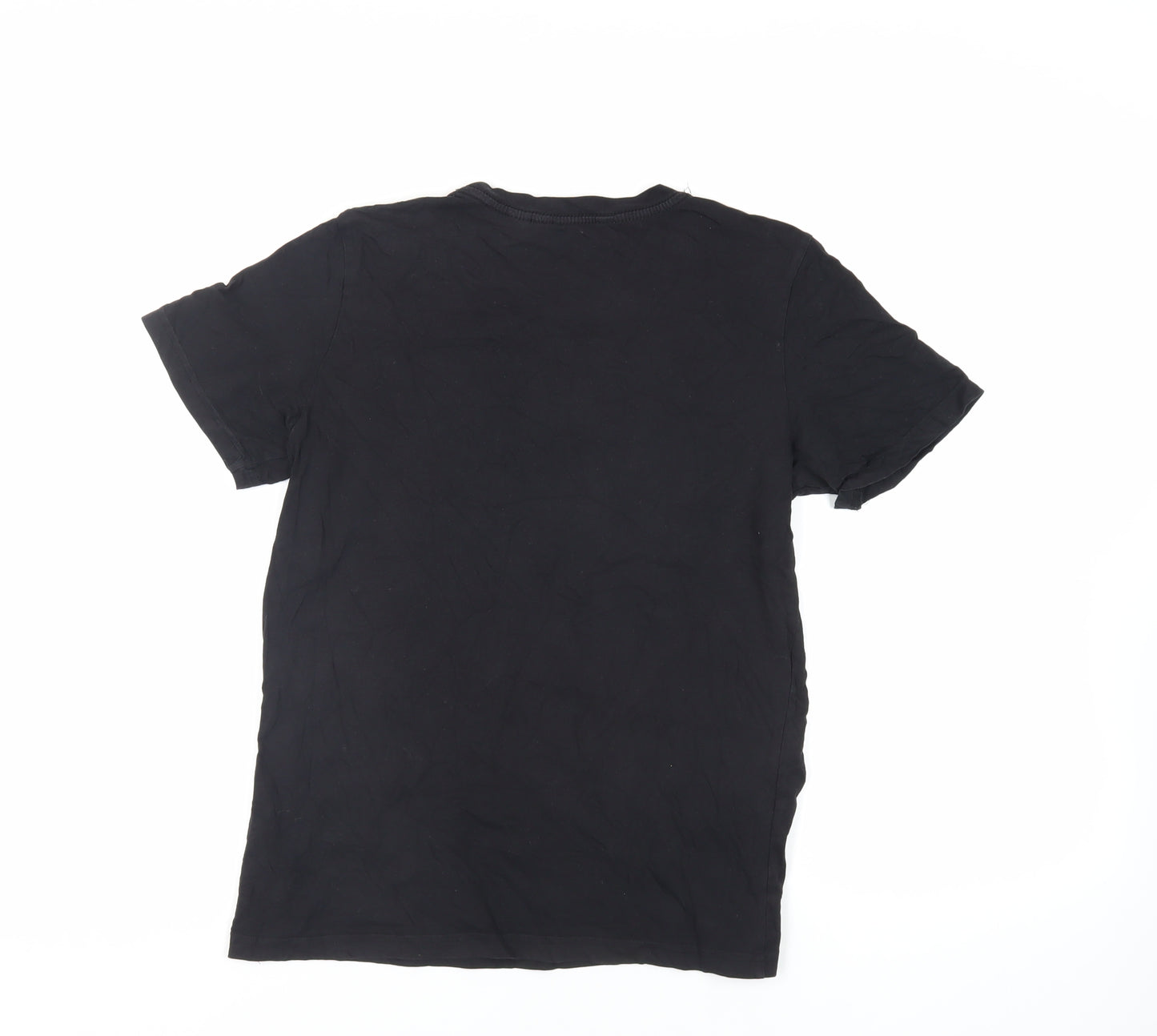 H&M Boys Black Cotton Pullover T-Shirt Size 12-13 Years Crew Neck Pullover - PlayStation